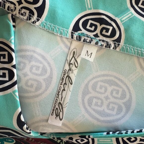 Lulu-B Womens Athletic Top Shirt Blue Golf Sleeveless UPF 50+ Medium - Picture 4 of 4